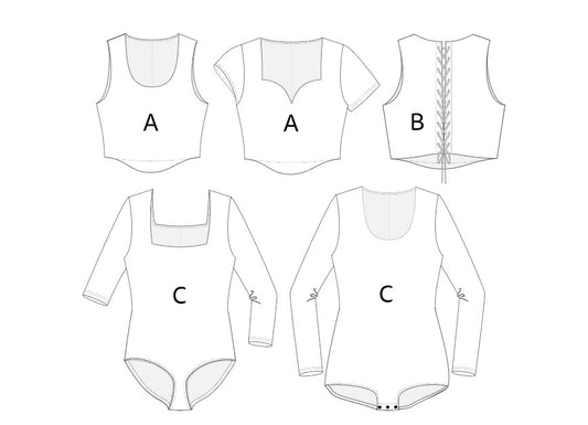 Sorrel Corset Crop and Bodysuit