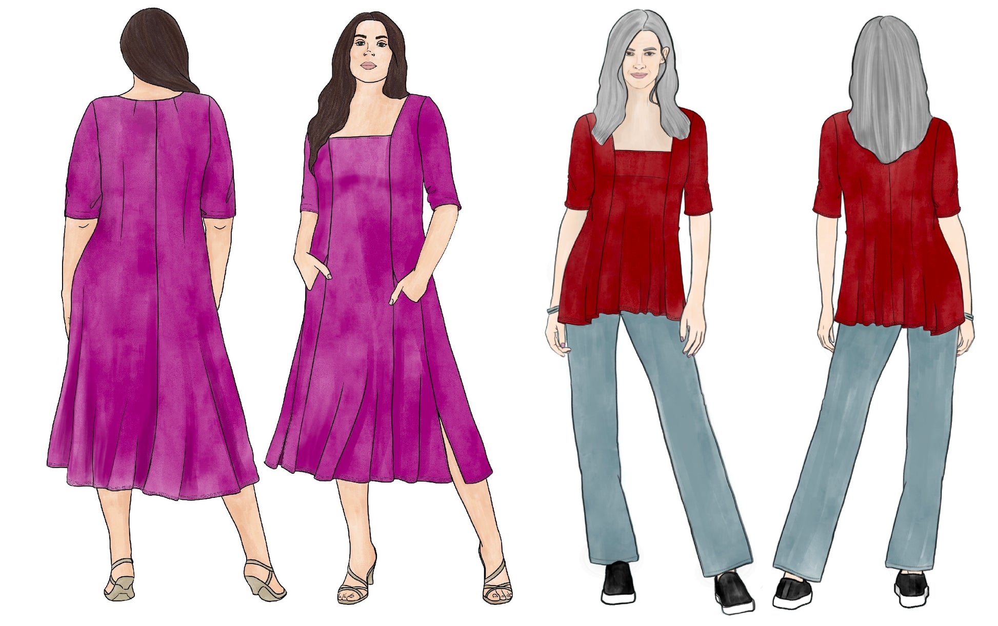 Style Falcon Two-hour Dress Digital Sewing Pattern