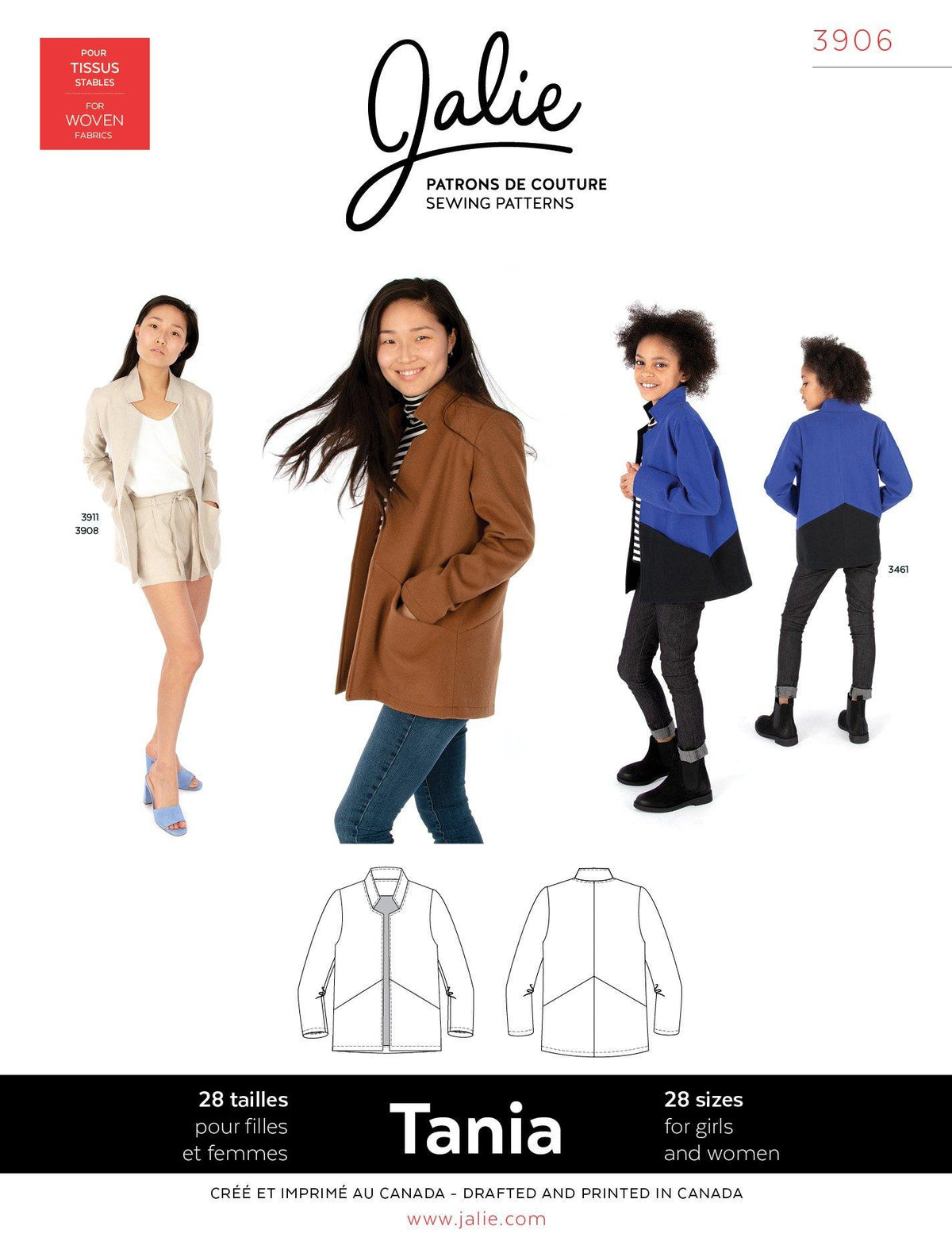 Jalie 3906 - TANIA - Pattern Cover
