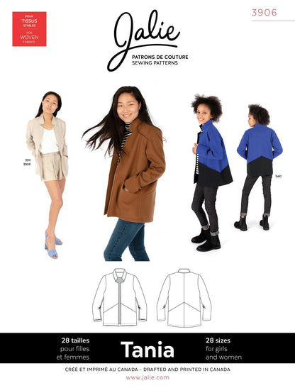Jalie 3906 - TANIA - Pattern Cover