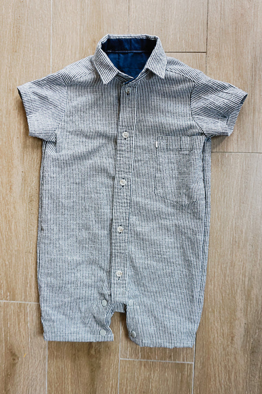 Upcycled Men's Shirt Romper, Dress, and Shirt Sewing Pattern