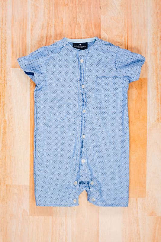 Upcycled Men's Shirt Romper, Dress, and Shirt Sewing Pattern