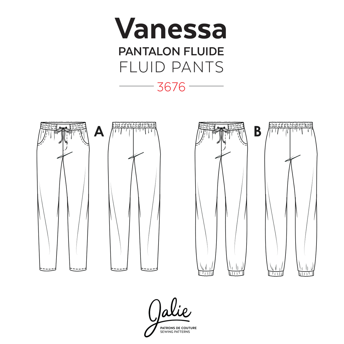 Jalie 3676 - VANESSA - Pattern Cover