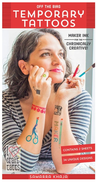 Off the Bias Temporary Tattoos